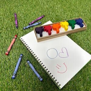 2/$30 Palm Tree Crayons (6), Kids Boys Girls, Tropical Hawaiian Beach B-day Gift